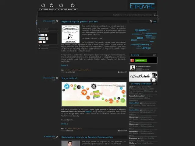 ETFovac, Blog