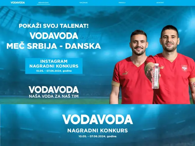 VODAVODA Prize Contest, Mineral water company